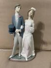 Lladro #1404 Matrimony Bride & Groom Wedding Day Figurine Porcelain 12 1/4"