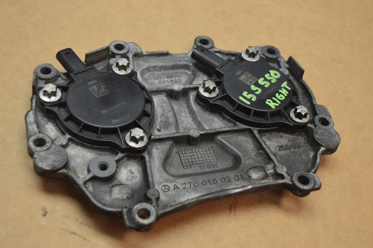 2015 W222 MERCEDES S550 ENGINE TIMING CHAIN COVER WITH SENSORS OEM 