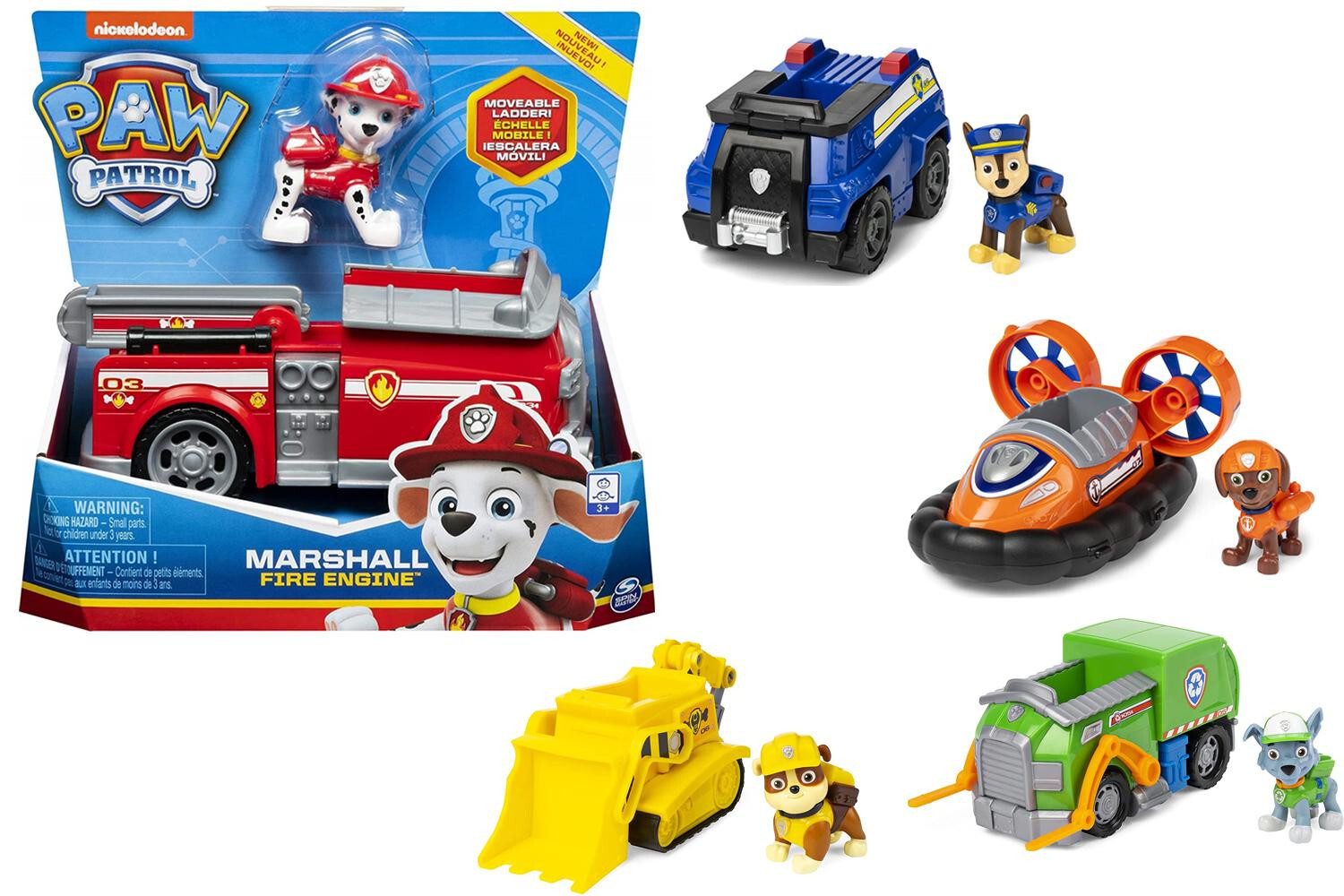Paw Patrol Paw Patrol veicoli con personaggi new