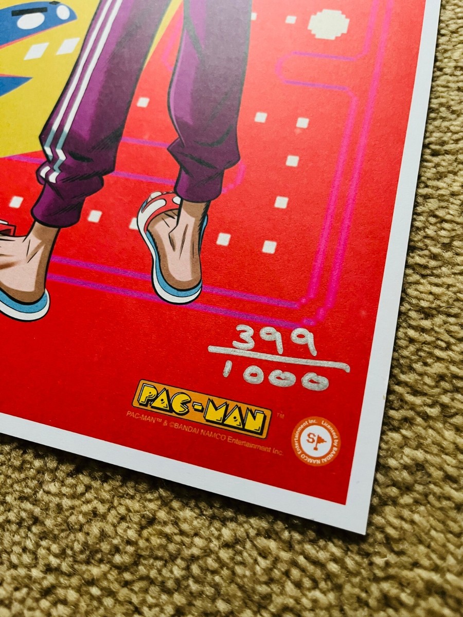 Gorillaz x Pac-Man Song Machine A2 Numbered Print #5 by Jamie