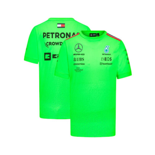 Mercedes AMG Formel 1 Team Herren T-Shirt 2023, F 1 Tee grün, XL - Bild 1 von 1