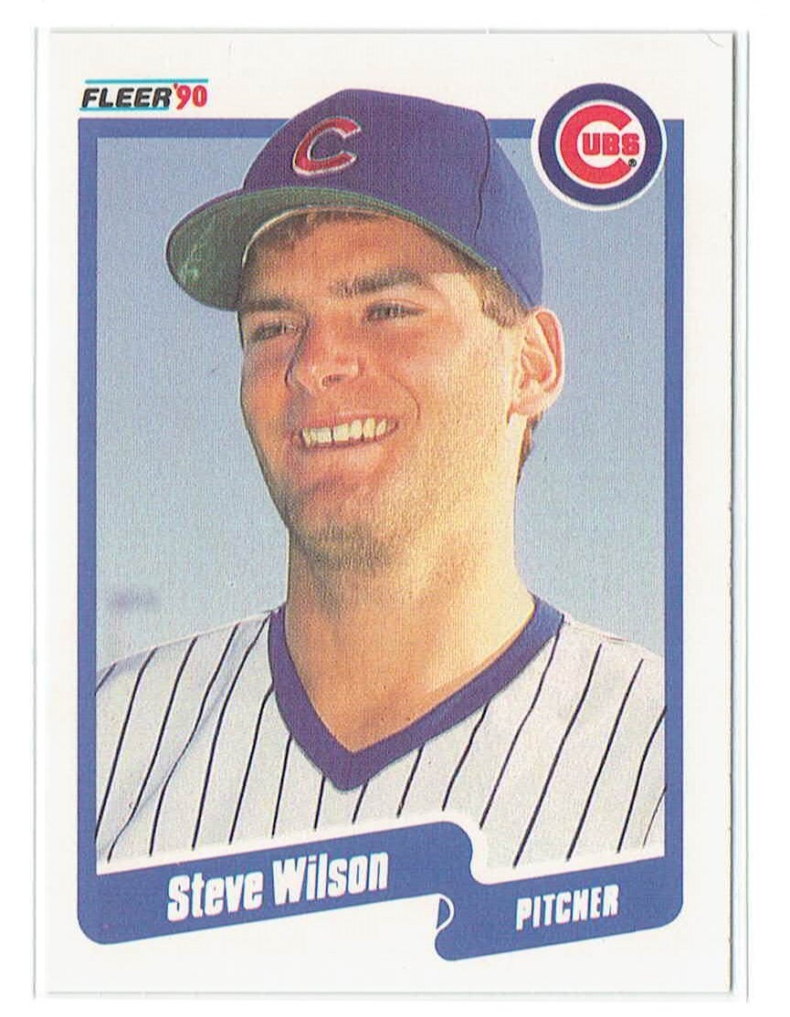 1990 Fleer Steve Wilson #49 Chicago Cubs | eBay