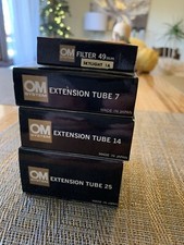 Olympus OM System Macro Extension Tube Set 7mm 14mm 25mm