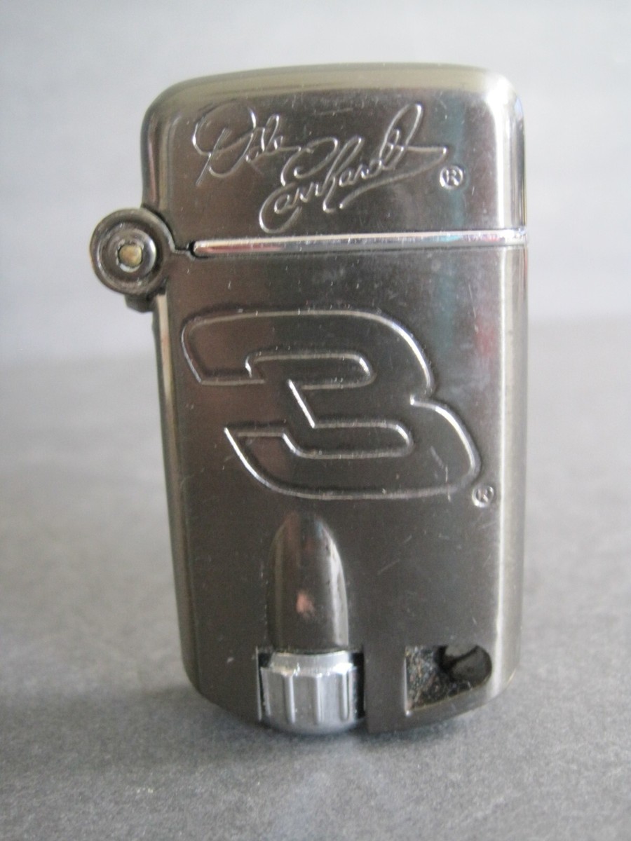 dale earnhardt cigarette lighter File:Dale (The Intimidator) No. 3 NASCAR Lighter, Made In China, Copyright 2002 (27273002889).jpg Dale Earnhardt # 3 Nascar