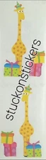 Mrs Grossman's SCENE ONE Party Giraffe Foiled Stickers celebrate child birthday