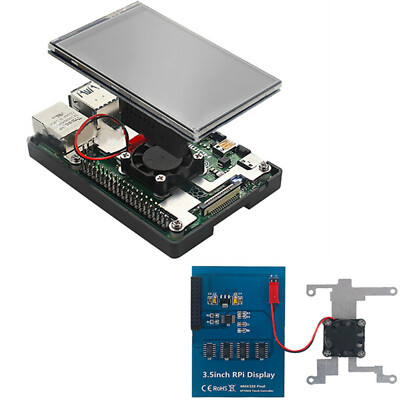 Repair Broken Cooling Fan Holder Bracket for Raspberry Pi 4B/3B+ 3.5inch Display