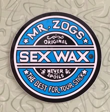 Mr. Zog’s Sex Wax Surf Sticker