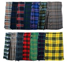 Scottish 5 Yard kilt Made of Acrylic Wool Available in 14 Various Tartans