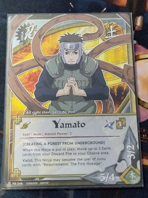 NARUTO ナルトカードゲーム CCG ヤマト SR Naruto TCG CCG Promo Yamato Tenzo English Near Mint | eBay