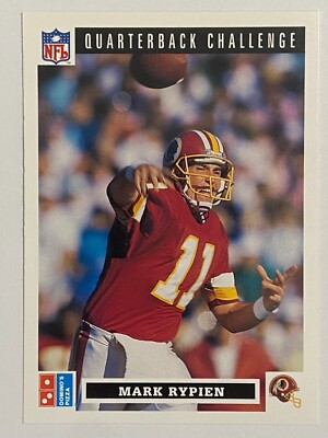 1991 Upper Deck Dominos QB Challenge #31 Mark Rypien Washington Redskins