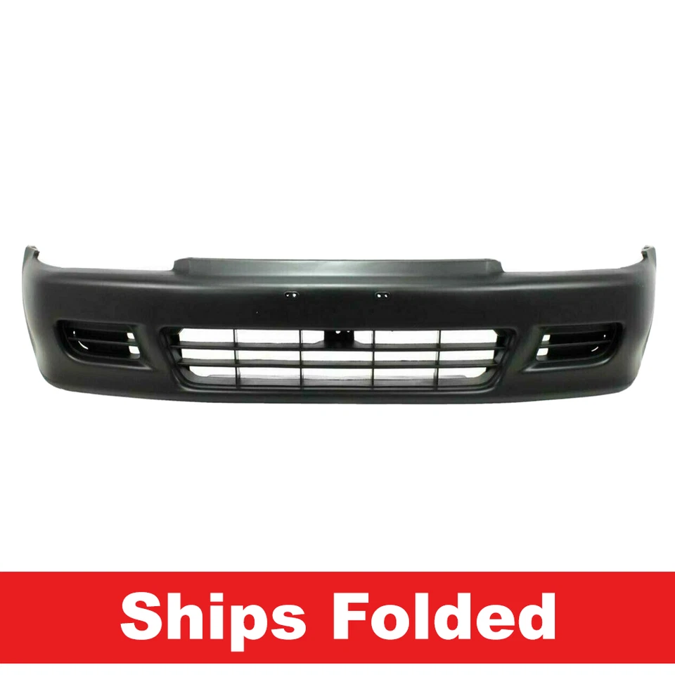 New Front Bumper Cover For 1992-1995 Honda Civic Coupe Hatchback HO1000141 Foto 2 de 4