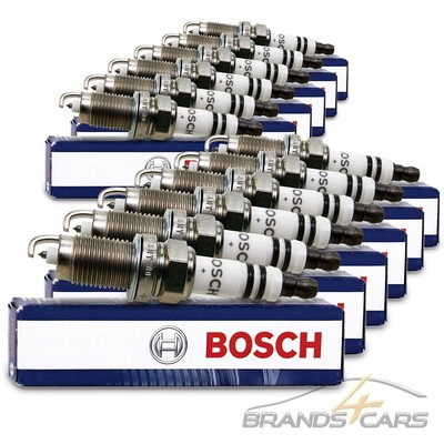 12x BOSCH ZÜNDKERZE ZÜNDKERZEN FR7HPP33+ FÜR AUDI A8 4D 01-02 4E  