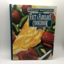 Fast  Fabulous Cookbook Weight Watchers Printed HC Illust Free Ship Like New