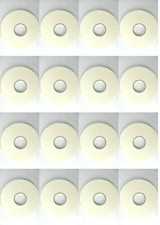 Pack Of 16 Double Coated Tape Polyethylene 1/8" DC PE Foam .75" X 18 Yd White