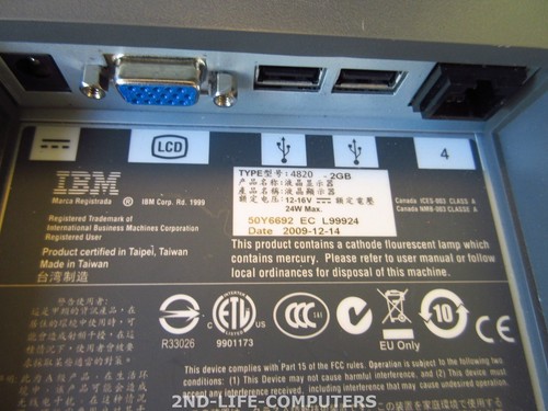 IBM 4820-2 Go point de vente P-USB 12" écran tactile infrarouge point de vente écran tactile MSR - Photo 4/4