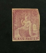 Timbre ILE MAURICE Yvert et Tellier n°14 Nsg (Cyn37) Lot B