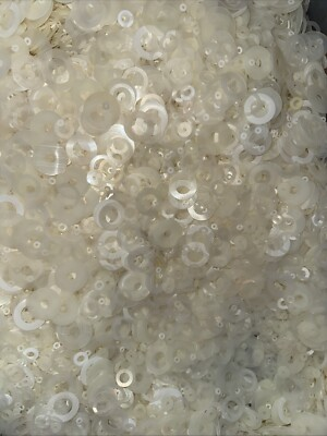 #ad 1LB White Nylon Flat Washers Mix Assortment High Quality $29.90