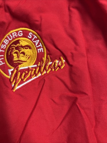 Vtg Pittsbugh State Gorillas King Louie Pro Fit Jacket Made In USA size Large S1 - Picture 9 of 14