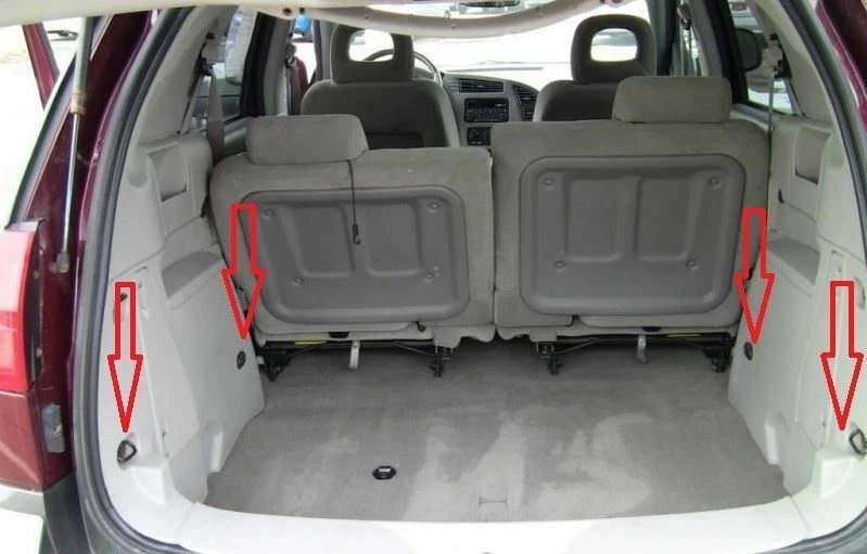 Red de carga de malla estilo piso maletero trasero para Buick Rendezvous 2002-2007 nueva Foto 4 de 4