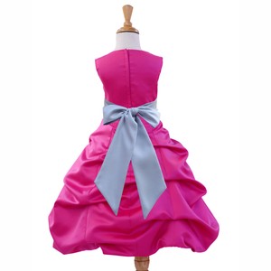 fuchsia pink flower girl dresses