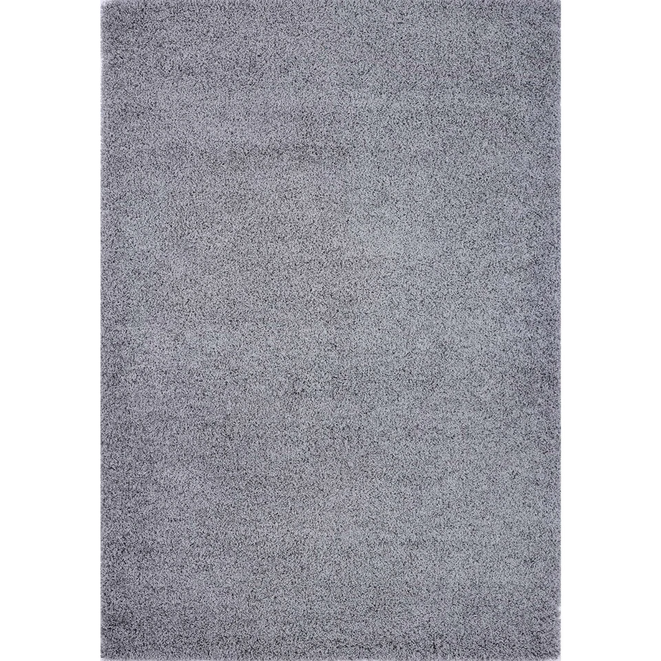 Shaggy Area Rug 5 by 8 Grey Shag Living Room Rug 2 Inch Thick NEW - Image 3 of 4