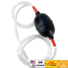 Manual Siphon Pump Universal 6ft Hose Fluid Transfer Pump Vehicles Aquariums New
