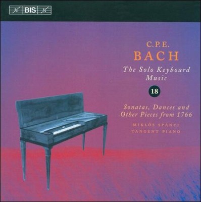 C.P.E. Bach: The Solo Keyboard Music, Vol. 18 [CD]