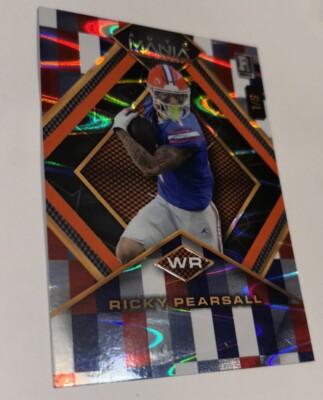 RICKY PEARSALL 2024 Wild Card Auto Mania American FB Rookie HOLO