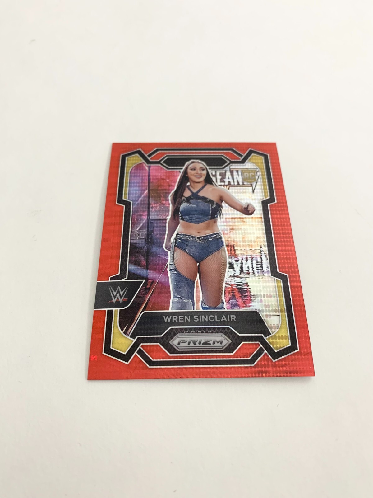 Wren Sinclair Red Pulsar 182/399 Rookie 2024 Panini Prizm WWE Card # 195