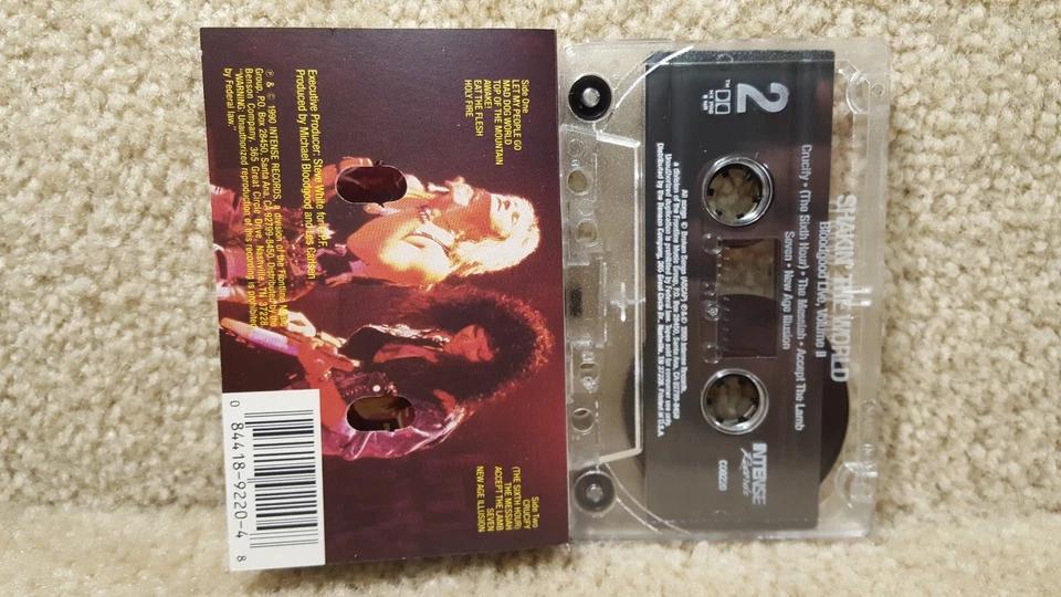 Bloodgood Live Volume 2 Two Shakin The World Cassette Tape Intense Records 1990 - Image 2 of 4