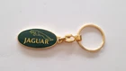 JAGUAR metal chromed gold and enamel keychain
