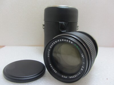 Auto Super-Paragon PMC 135mm 1:2.8 Portrait Objektiv, Soft Spot Filter, Caps & Case