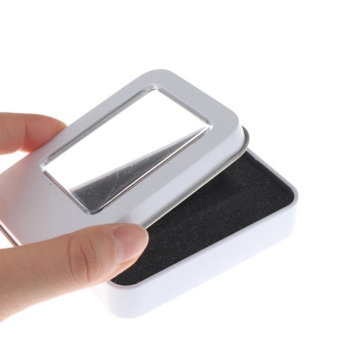 Tinplate U Disk Small Square Box Badge Gift Metal Packaging Box U Disk Large - Afbeelding 5 van 16