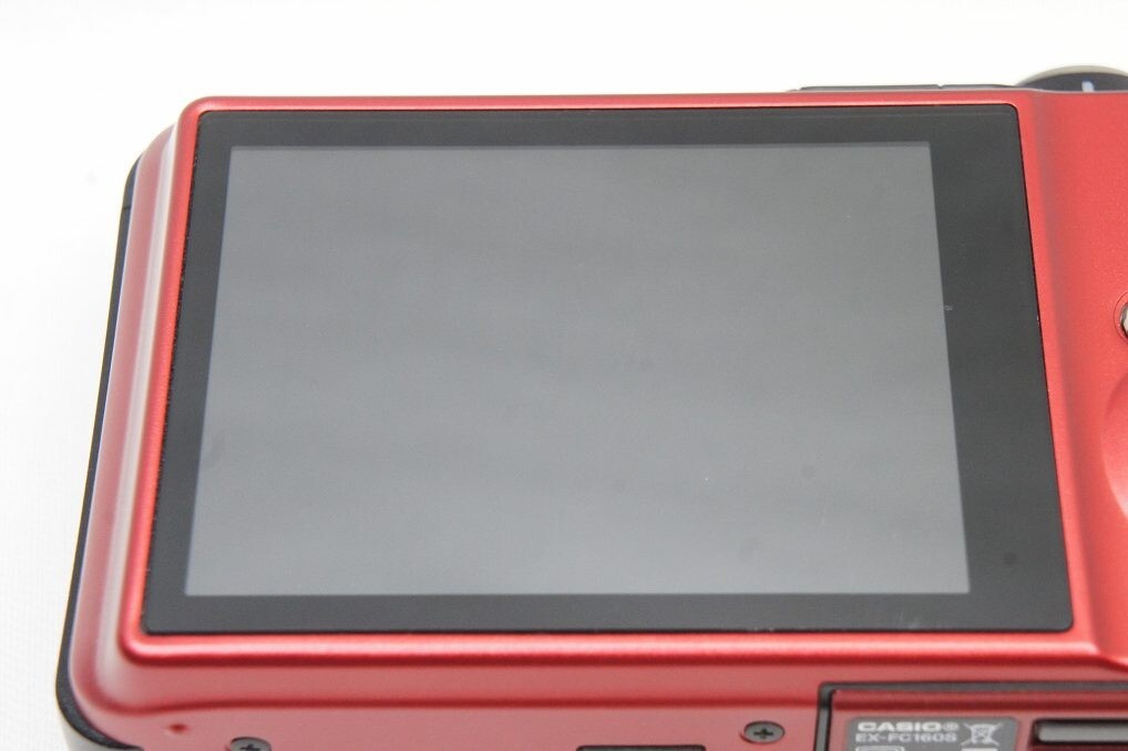 美品CASIO EXILIM デジタルカメラ レッド　EX-FC160S Mint