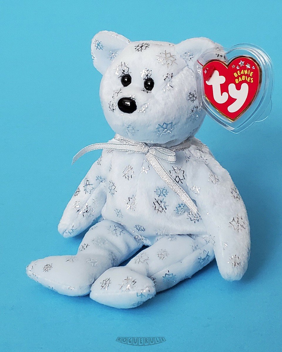 🚦Ty Beanie Baby/Babies Flaky Teddy Bear - 2002 NEW - MWMT | eBay