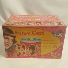 1972 Kenner EASY CURL Miss Sunshine 0901 Quick Hair Setting Kit Vintage WORKS