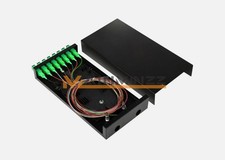 Fiber Optic Terminal Box 8 cores Desktop SC/APC with adapter pigtail Patch Panel