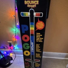 New Bounce Sport Pogo Stick Foam Covered Silicone Rings for Kids 6 & Up
