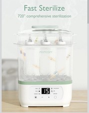 Momcozy BS02 Baby Bottle Sterilizer  Dryer 8-in-1 Multi Function Electric Steam