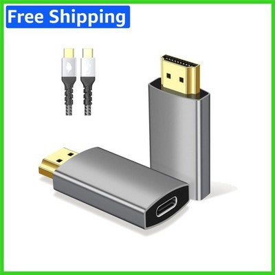 Compact USB-C to HDMI Adapter: 4K Ultra HD Video Cable & Thunderbolt Compatible