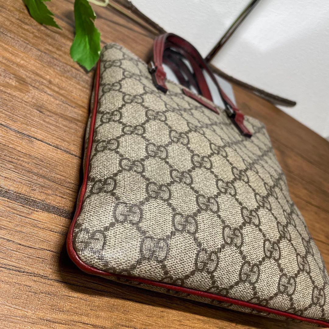 GUCCI GG Supreme PVC Mini Tote Bag Authentic Rare Compact Crossbody Bag thumbnail 6