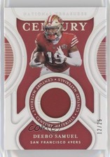 2021 National Treasures Century Materials Holo Silver 12/25 Deebo Samuel 1i3m