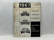 1967 Pontiac Original Molding Clip Catalog Gto Firebird Bonneville Grand Prix