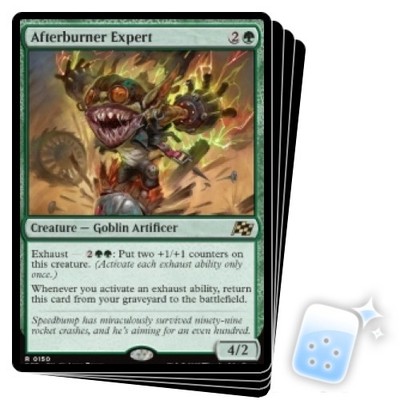 AFTERBURNER EXPERT X4 Aetherdrift DFT Magic MTG MINT CARD