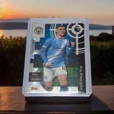 2025-26 Topps Premier League Tin Pro Precision Phil Foden #411 Manchester City