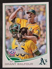 Grant Balfour 49 Topps Opening Day LP Sports Card