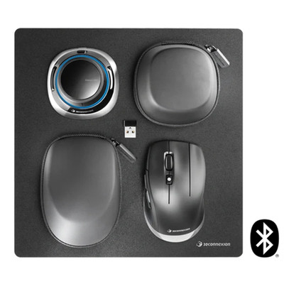3Dconnexion SpaceMouse Wireless Kit 2 - Bluetooth, Ergonomic, Professional CAD K
