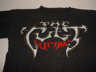 The Cult Electric World 1987 Tour T Shirt Original Authentic