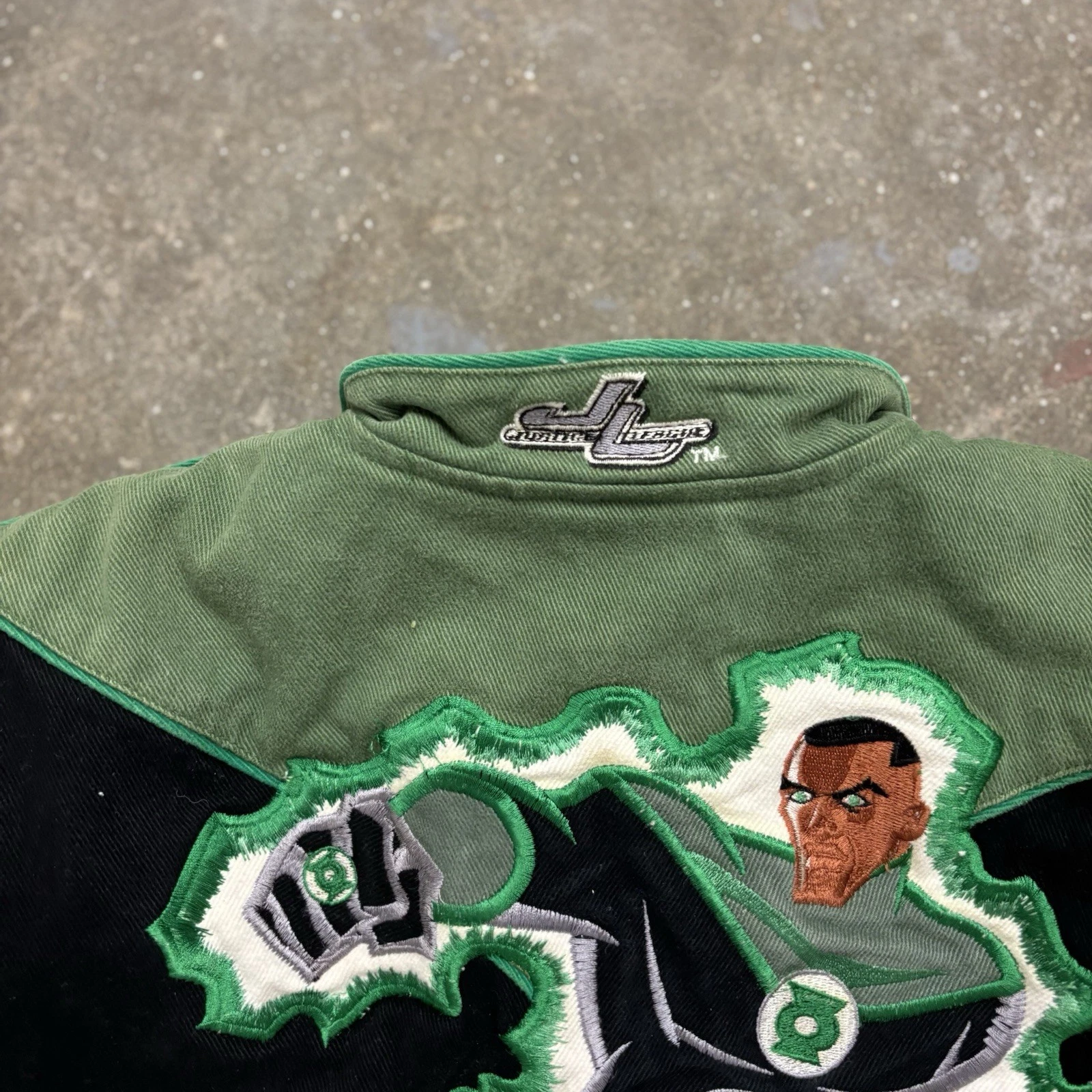 Green Lantern (DC Comics) Michigan Speedway Jeff Hamilton Vintage Jacket