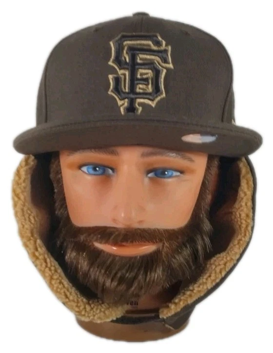 Sombrero Trampero Marrón Gigantes de San Francisco Talla 7 3/8 New Era  Foto 3 de 4